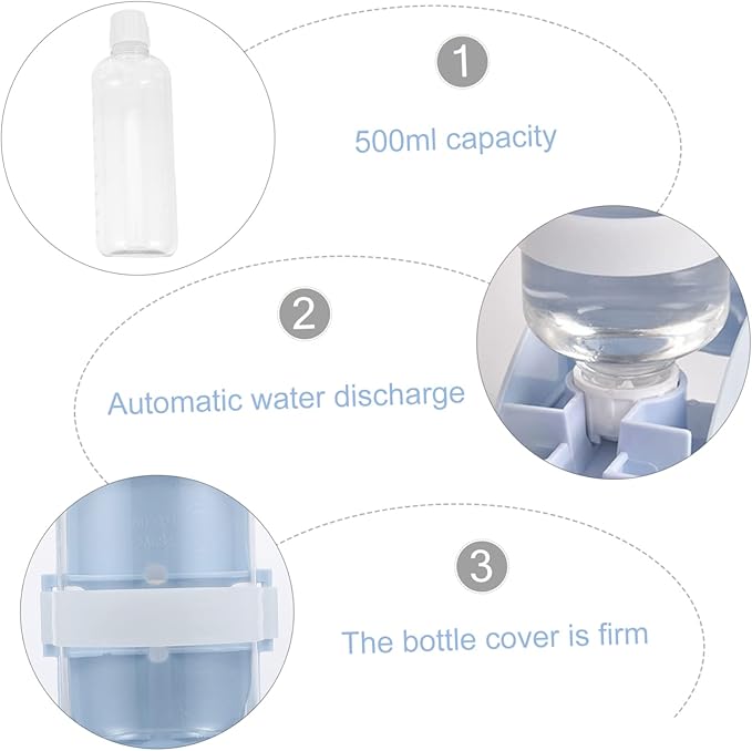 SUPVOX Automatic Pet Water Dispenser Detachable Hanging Feeder for Cats and Dogs Leak Design Capacity Easy to Install