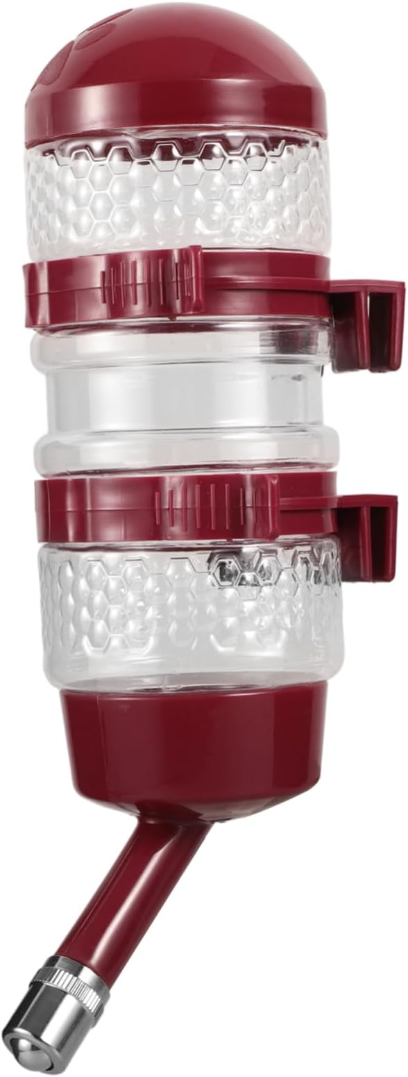 VANZACK 4pcs Pet Water Dispenser for Dogs and Cats Automatic Hanging Feeder Easy to Install for Cages Prevents Spills and Keeps Pets Hydrated
