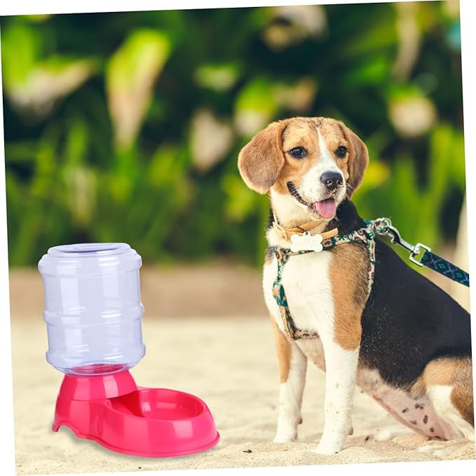 Happyyami Automatic PET Feeder 3.5L Food Bowl and Water Dispenser for Cats and Dogs Random Color Timed Portion Control Easy Clean