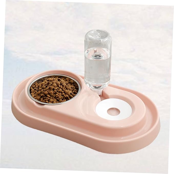 BESPORTBLE Automated Pet Water Filling Bowl for Cats Dogs Insulated Dog Fountain Water Bowl Mat Pet Feeder Dispenser