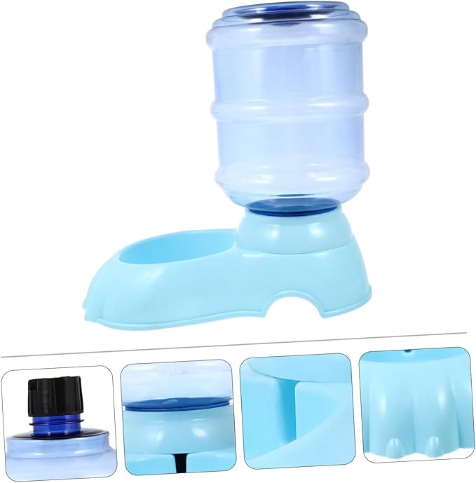 Dog and Cat Automatic Water Feeder Non-Slip Bowl for Pets Random Color