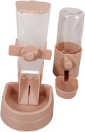 1set Automatic Hanging Pet Feeder Water Dispenser for Dogs and Cats Compact Body for Easy Observation Stable Design to Prevent Spills for Cages