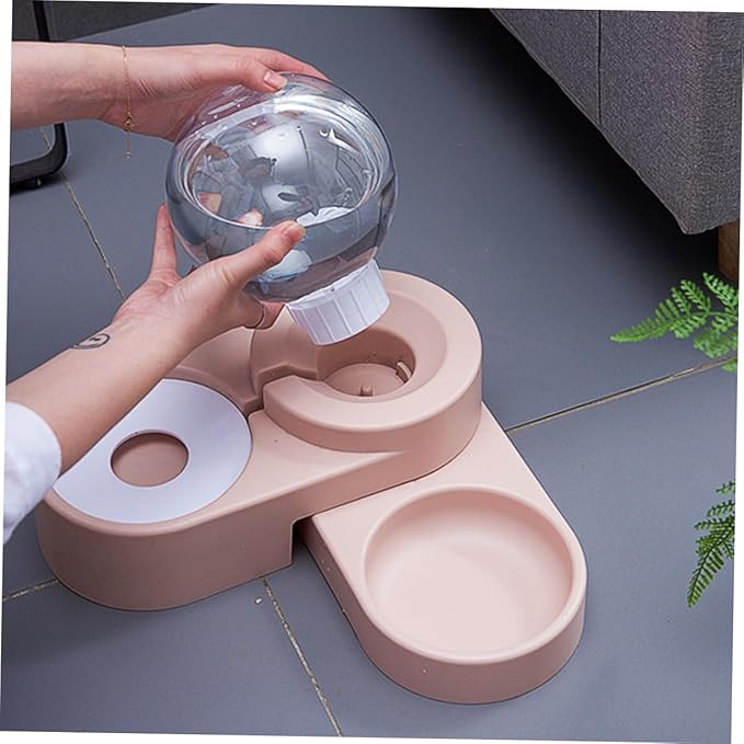 GANAZONO Dog Water Feeder Portable Automatic Drinking Fountain No Spill Pet Supplies