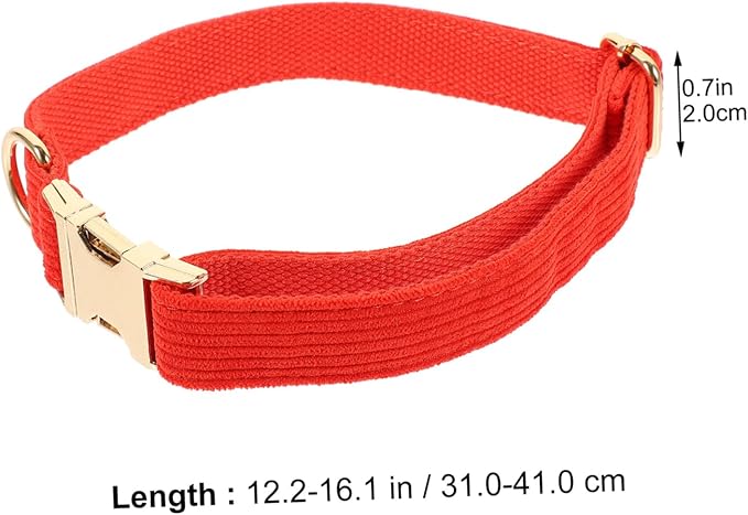 Adjustable Simple Design Dog Collar with Metal Buckle Soft and Comfortable Pet Neck Chain for Dogs for Daily Wear Parties and Photos