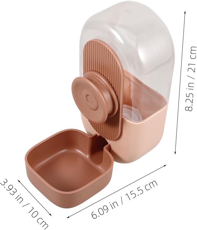 POPETPOP Hanging Pet Water Dispenser for Dogs and Cats Automatic Water Feeding Device Easy to Install for Cages and Crates