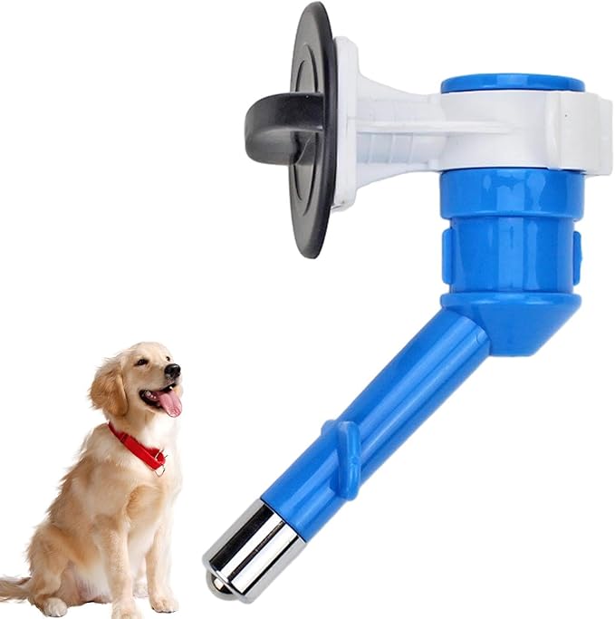 Dog Water Bottle Head | Heavy Duty Sturdy Pet Drinking Nozzle - Multifunctional No-Drip Water Dispenser Fountain Reusable Automatic Dogs Feeder Nozzle for Dogs