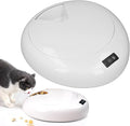 Cat Wet Food Dispenser, Large Capacity Design App Smart Control Auto Wet Food Automatic Cat Feeder for Indoor Cats and Dogs(Black) (White)