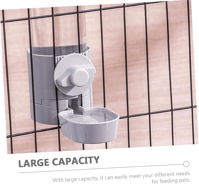 VANZACK Automatic Puppy Water Dispenser Hanging Pet Waterer for Dogs Cats Easy Design Capacity Detachable Water Feeder for Pets