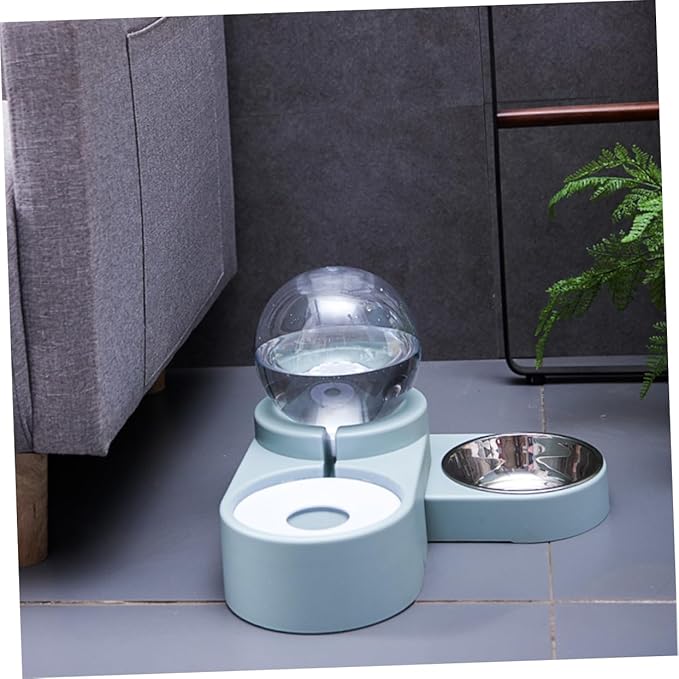 Automatic PET Water Feeder Double Bowl System Cat and Dog Water Dispenser Plastic Easy to Clean Suitable for Indoor and Outdoor Use