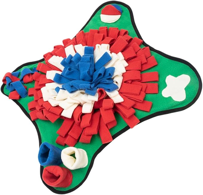 Kisangel 1pc Dog Sniffing Mat for Interactive Feeding and Training Slow Feeding Pet Snuffle Mat for Dogs Engaging Nose Work for Mental and Foraging Fun