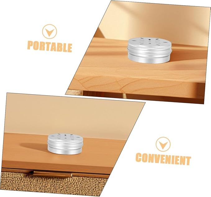Kisangel 8pcs Aluminum Dog Training Cans for Scent Work and Detection Training Containers for Nose Work Dogs for Trainers and Scent Activities