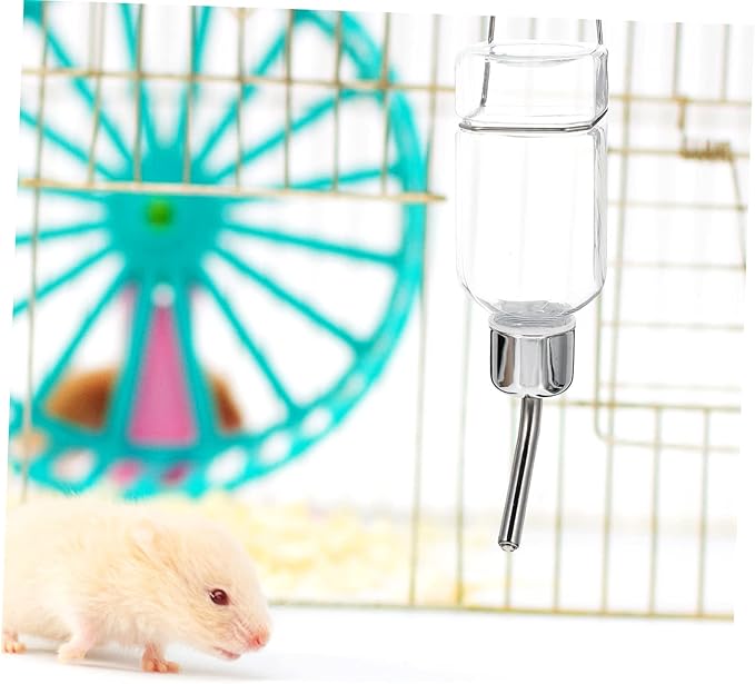 4pcs Automatic Pet Water Feeder Transparent Hanging Design Pet Water Dispenser for Dogs and Cats Easy to and Refill