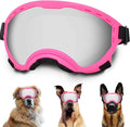 Dog Sunglasses with Adjustable Strap, UV Protection, Winproof Puppy Sunglasses, Suitable for Dogs Eyes Protection,Soft Dogs Goggles