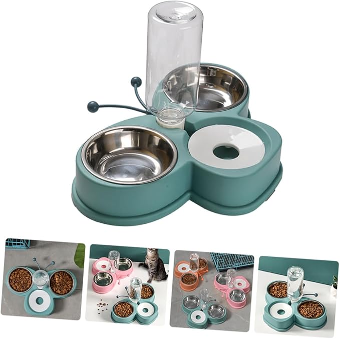 Automatic PET Water Feeder and Bowl for Cats and Dogs Multi-Function Skid Design Convenient PET Waterer for Puppies and Kittens