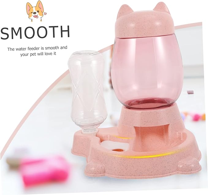 SUPVOX 1pc Automatic Pet Feeder and Water Dispenser for Dogs and Cats Non-Spill Bowl Smooth for Daily Feeding and Hydration Needs