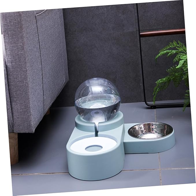 Pet Water Fountain for Dogs Cats Puppies Automatic Dual Bowl Feeder Deshedding Nozzle Pet Drinking Tool