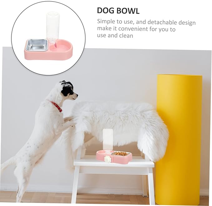 1set Detachable Hanging Cat Feeder and Dog Bowl Automatic Water Dispenser for Cats and Dogs Space-Saving Design Multi-Functional Pet Bowl