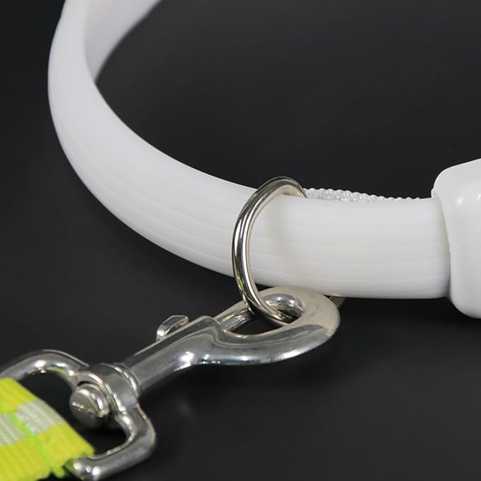 LED Dog Collar Adjustable USB Rechargeable Safety Glow in The Dark Large Dogs Collar