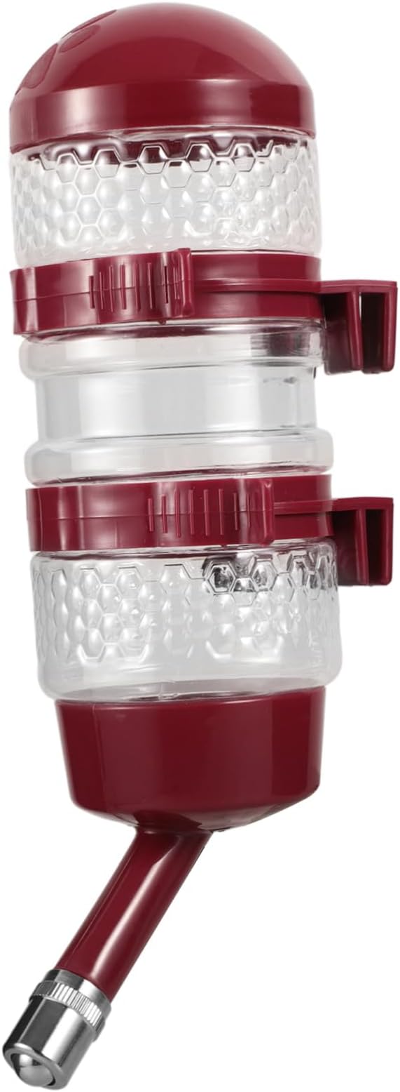 VANZACK Hanging Dog Water Dispenser Automatic Puppy Water Feeder for Cages Large Capacity Pet Waterer Easy Visibility for Cats and Dogs for Pets Home and Travel