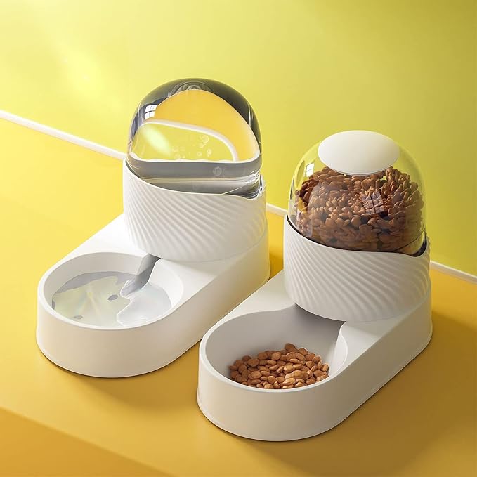 Pet Water Feeder Circulates Throughout The Day and Automatically Replenishes Water Feeder Pets All Day Cycle Automatic Replenishing Water Feeder Pet Drinker(#1)