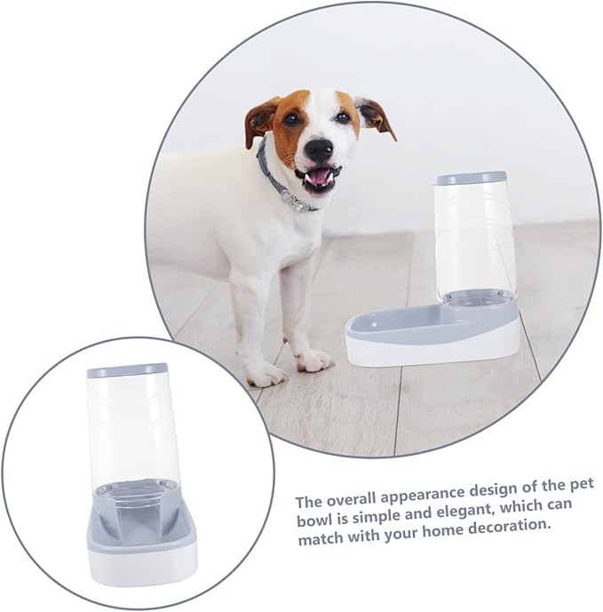 VANZACK Dog Cat Feeder Practical Pet Food Dispenser 3.8l Automatic Feeder Food Container for Pet Animals