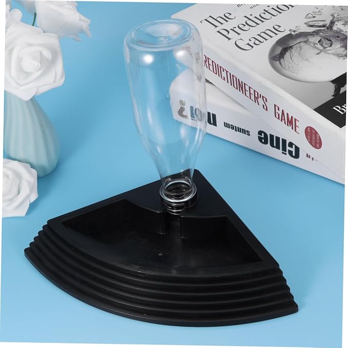 3pcs Triangle Automatic Drinking Fountain for Crawler Pets Self Waterer Feeder Black Reptile Water Dispenser Hassle Maintenance and Continuous Hydration