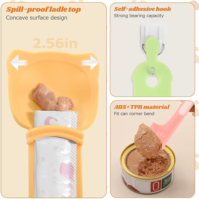 4pcs Wet Food Liquid Snack Dogs Dispenser Convenient Safe Cat Strip Feeder