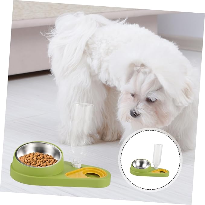 TOYANDONA Pet Automatic Water Dispenser Dog Cat Food Serving Bowl Lightweight Durable Pet Feeder for Dogs Cats Elegant Design Easy to Fill Use for Home Decor