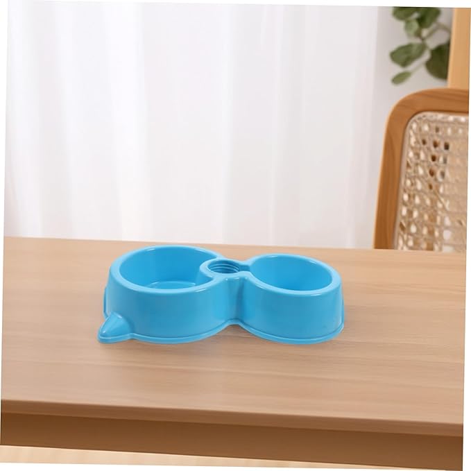 Automatic Water Bottle for Dogs Dual Function Pet Feeder Slow Feeding Bowl Dog Bowl Stand for Puppy Portable Water Dispenser
