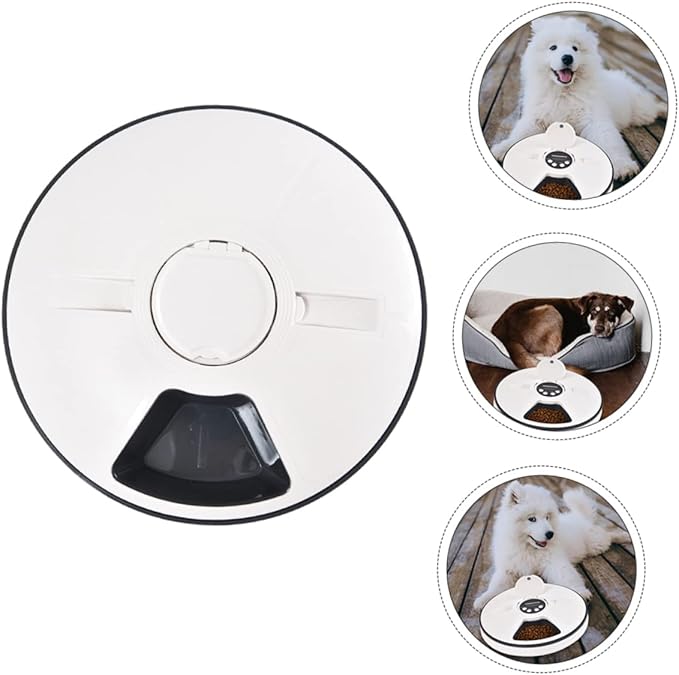 HANABASS Dog Automatic Feeder Meals Timing Feeder Cat Feeding Plate Easy to Clean