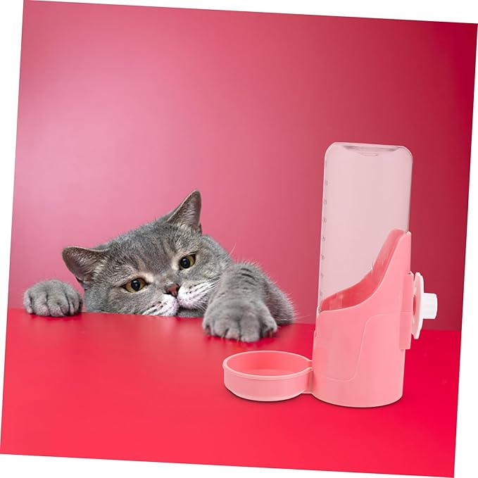 HANABASS Automatic Dog Water Dispenser Hanging Drinking Fountain for Crate Portable Pet Feeder Wear-Resistant Design