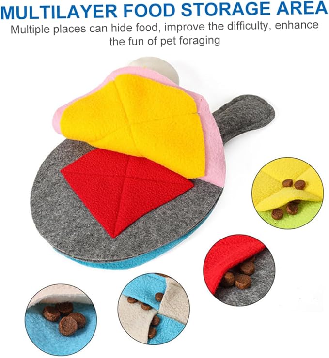 SUPVOX Pet Training Toy for Dogs Cats Slow Feeding Plaything Dog Foraging Toy Sniffing Pad