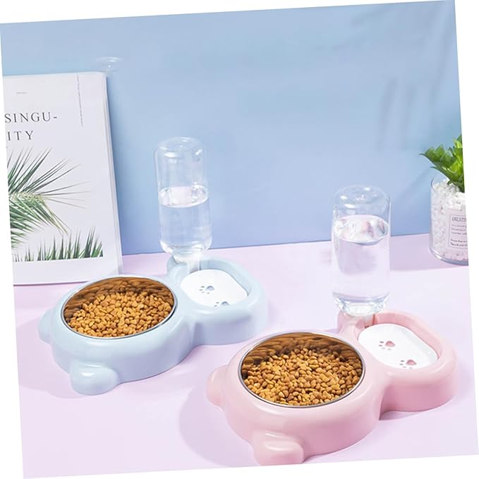 Pet Feeder Bowl Splash Dog Water Bowl Raised Cat Dog Eating Pet Supplies