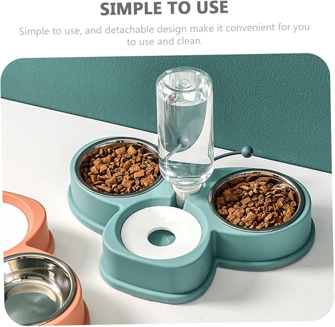 BESPORTBLE Automatic Pet Water Feeder and Multi-Function Food Dispenser for Dogs and Cats Bowls Easy to and Use for Home and Pet Stores