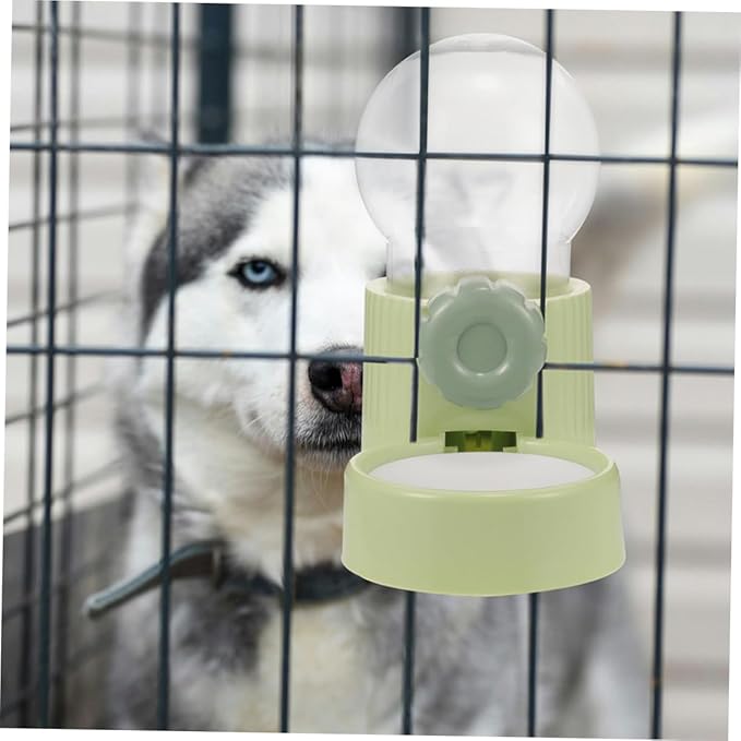 YARNOW 2pcs Hanging Automatic Dog Water Dispenser and Feeder for Pets Convenient Cage Water and Food Supplies for Dogs and Cats Leak Design Easy to Install