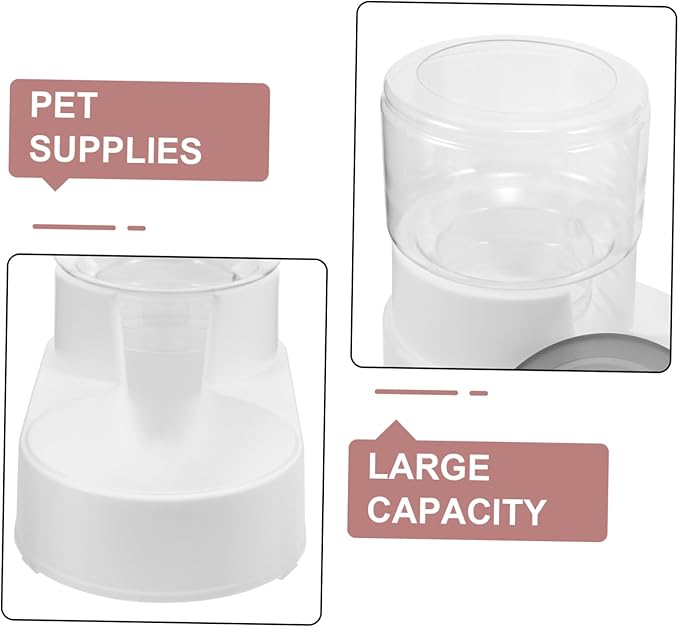 Automatic Pet Feeder for Dogs and Cats Compact Capacity Break-Resistant Design Convenient Food Dispenser for Busy Pet Owners