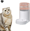 Pet Water Dispenser Gravity Automatic 2.5L Large-Capacity Non-Corner Pet Home Art Suitable for Small Animals Such As Cats and Dogs Feeder (Water Feeder)