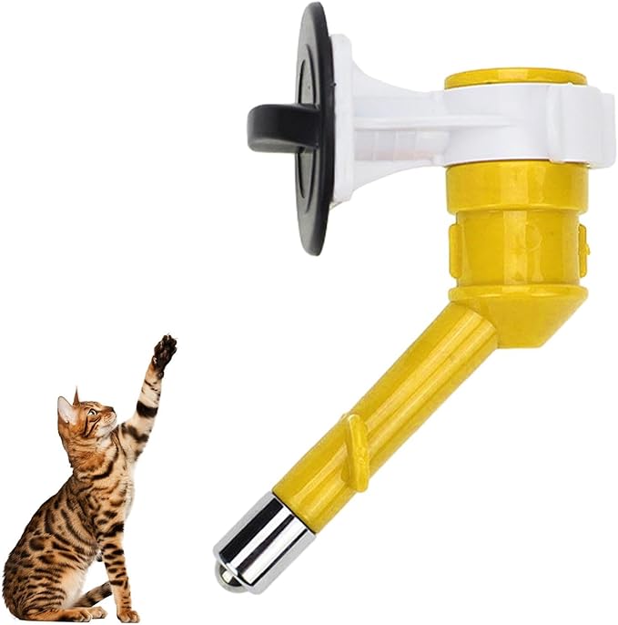 Pet Water Dispenser Nozzle - Portable Anti-Leaking Water Dispenser,Multifunctional No-Drip Fountain Reusable Automatic Dogs Feeder Nozzle for Dogs
