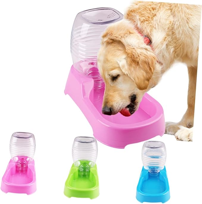 2pcs Pet Water Feeder Automatic Drinking Tool for Dogs and Puppies Non- Base Safe Materials Stylish Design for Home and Pet Shops