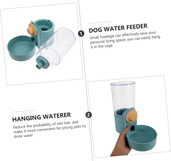 BESPORTBLE 1pc Automatic Hanging Pet Water Dispenser Water Feeder Capacity for Cats and Dogs Easy to and Maintain
