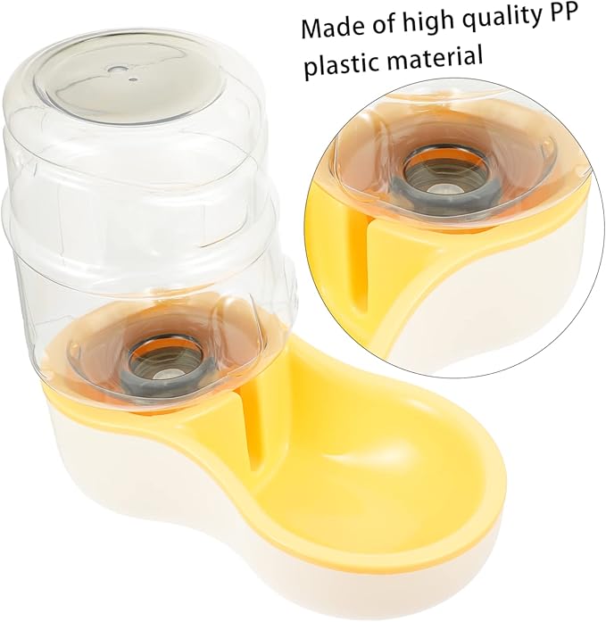 Yardwe 1pc Automatic Cat Water Dispenser Pet Drinking Bowl for Dogs and Cats Pet Water Feeder Smooth for Home Use