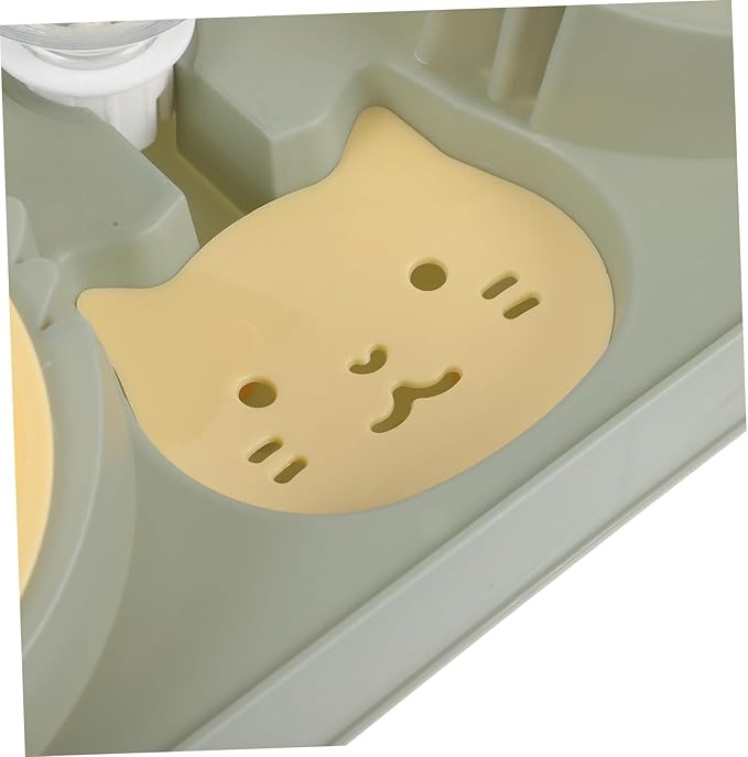 POPETPOP Automatic Feeder Dog Water Bowl Double Bowl Pet Feeder Cat Food Dispenser for Dog Random Style