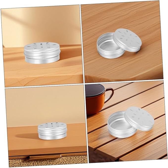 Kisangel 8pcs Aluminum Dog Training Cans for Scent Work and Detection Training Containers for Nose Work Dogs for Trainers and Scent Activities