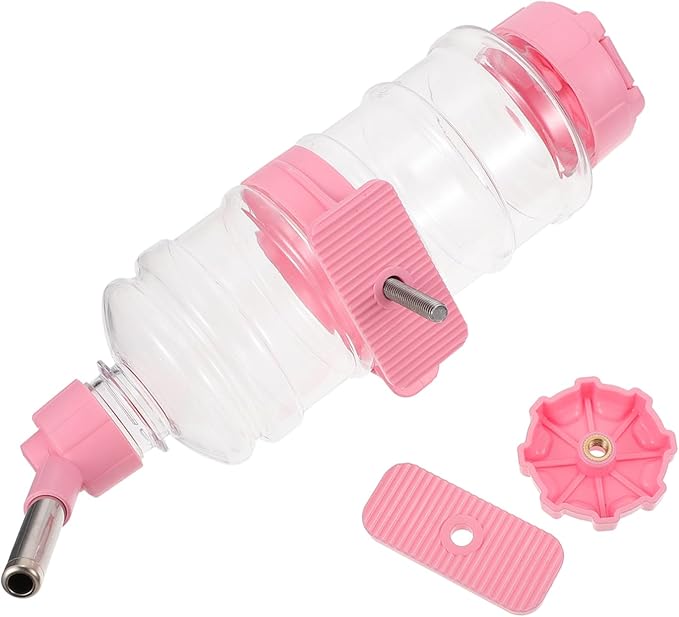 1Pc Hanging Pet Water Dispenser Automatic Feeder for Cats and Dogs Leak Design Easy to Install Water Bottle for Rabbits and Animals Smooth Surface