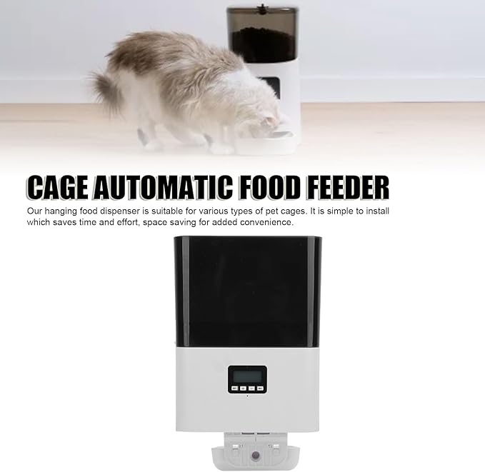Automatic Dog Cat Feeder and Water Dispenser,Cat Water Dispenser and Food Dispenser Suspended Pet Feeders Hanging Rabbit Feeder Feeder Waterer Set for Small and Medium Pets (x)