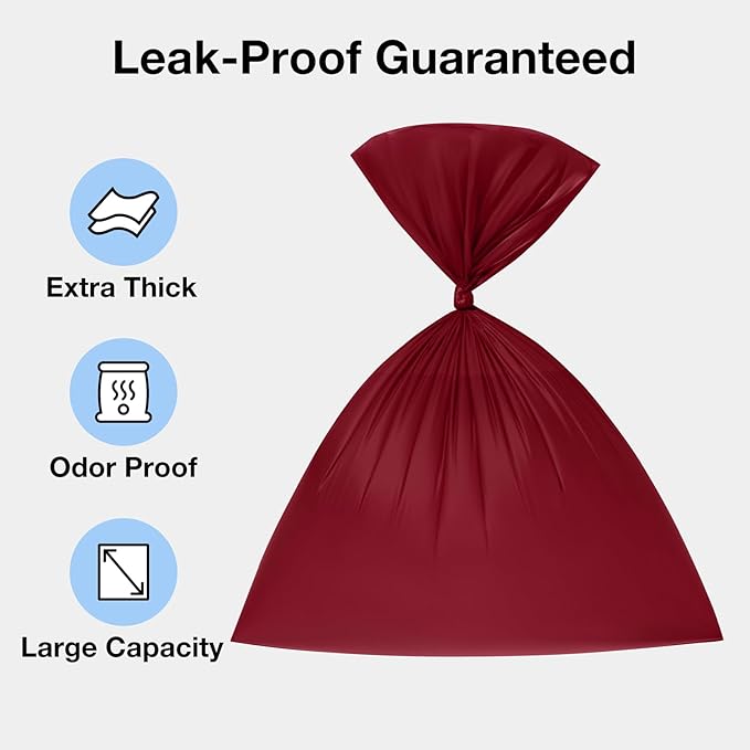 VETRESKA Dog Poop Bags, Leak Proof, Extra Thick and Large Pet Waste Bags for Dog Walking and Cat Litter, Rose & Amberwood Scented, 300 Bags