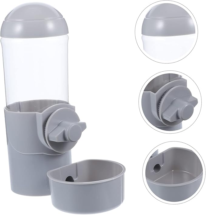 Kisangel Convenient Automatic Water Feeder Easy to Install Hanging Pet Water Dispenser Compact Design for Home Use Capacity for Puppies and Kittens
