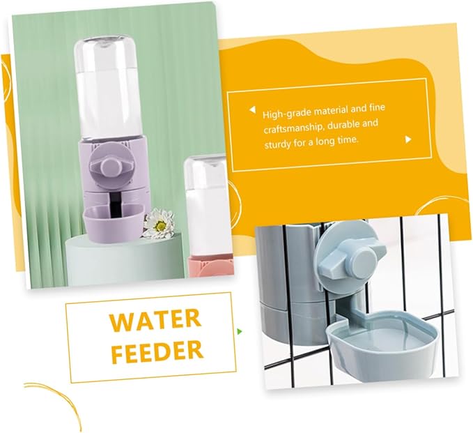 Pet Hanging Water Feeder Large Cat Dog Rabbit Water Dispenser Automatic Pet Waterer
