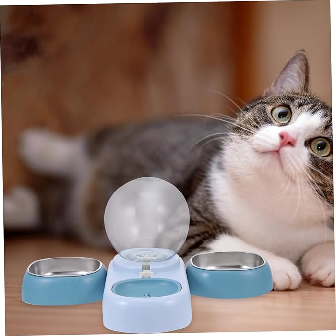 BESPORTBLE Transparent Pet Water Dispenser Automatic Water Feeder for Cats Dogs and Pets Lightweight Abs Design with Easy Clean Features
