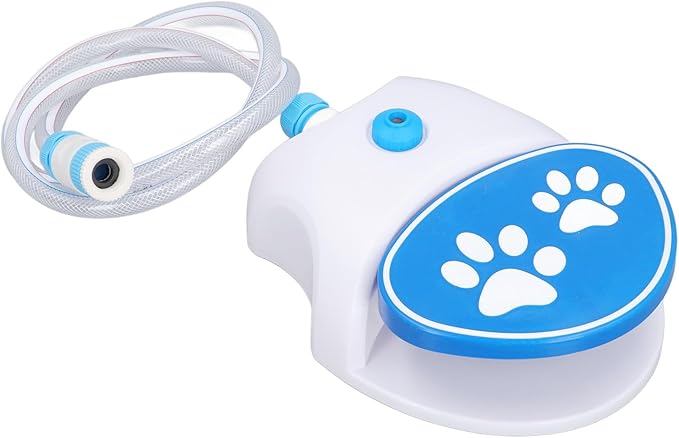 Klauenfuhundwasserbrunnen Step Donors, Automatic Sprinkler with Hose for Dogs and Cats, Suitable for and Types